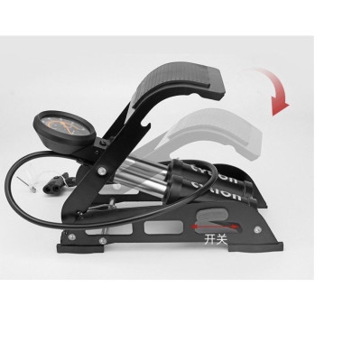 Bơm xe đạp xe máy xe hơi áp suất cao có đồng hồ đo áp suất hàng xịn, gọn gàng độ bền cao