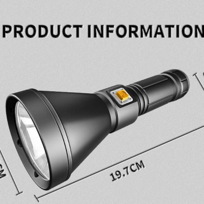 Đèn pin chiếu sáng mạnh cho thợ lặn TERINO T170 (dùng dưới nước, trên mặt đất, tầm chiếu xa 200m) - Hàng chính hãng