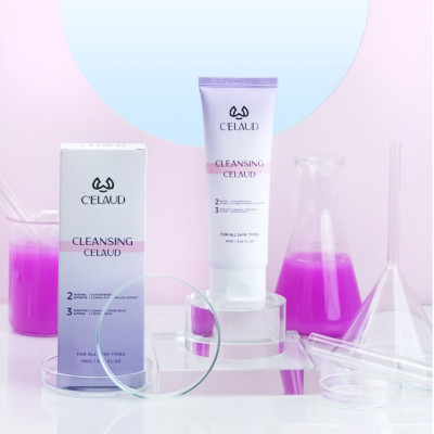 Combo sữa rửa mặt làm sạch sâu và kem chống nắng tối ưu cho da Celaud