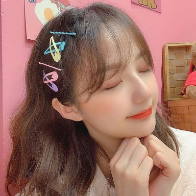 Vỉ kẹp tăm màu sắc kẹp mái dễ thương