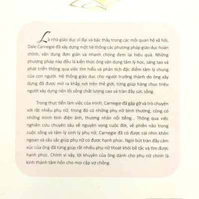 Đắc Nhân Tâm Dành Cho Phụ Nữ