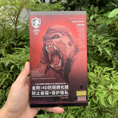 Kính Cường Lực Chống Nhìn Trộm KingKong Dành Cho iPhone 16 Pro Max / 16 Pro / 16 Plus / IP16 - Dán Full Màn - Hàng Chính Hãng 
