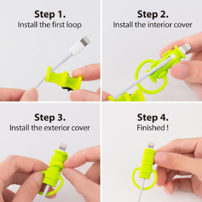 Cable Protector-Patti Duck hàng chính hãng Bone