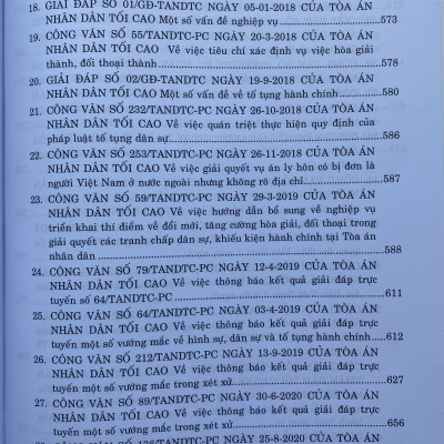 Hệ Thống 70 Án Lệ Và Các Giải Đáp Vướng Mắc Trong Nghiệp Vụ Xét Xử Của Tòa Án Nhân Dân Tối Cao Từ Năm 2016 Đến Nay