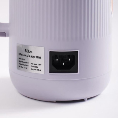 Máy làm sữa hạt mini SEKA SK320 [Tím Nhạt] - 600ml - 600W - 5 chức năng - Hàng chính hãng