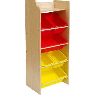 Kệ để đồ chơi cho bé  tầng loại mặt gỗ lõi xanh phủ melamine chống nước, khung thép sơn tĩnh điện chống gỉ và bong tróc, loại tốt chịu lực cao