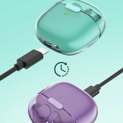 Tai nghe Wiwu Pure Sound TWS12 kết nối Bluetooth V5.3, có điều khiển cảm ứng trực tiếp trên tai nghe - Hàng chính hãng