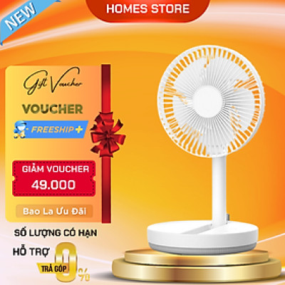 Quạt Tích Điện Để Bàn Xiaomi 3life 008 Sử Dụng 6-24 Giờ Liên Tục Tùy Cấp Độ Gió - Hàng Nhập Khẩu