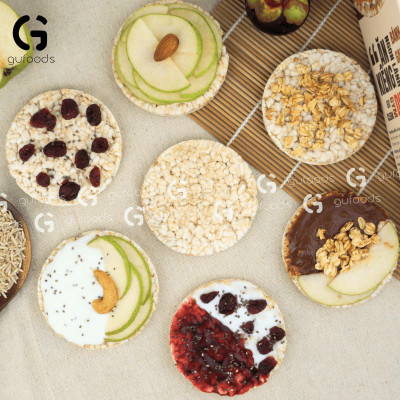 [Vị Muối Hồng] - Bánh Gạo Lứt Ăn Kiêng GUfoods 170g - Tập Gym, Giảm Cân, Thực Dưỡng, Eat Clean, Ăn Vặt Healthy, Ăn Chay, Ăn Kiêng, Ăn Vặt, Tốt Cho Sức Khỏe