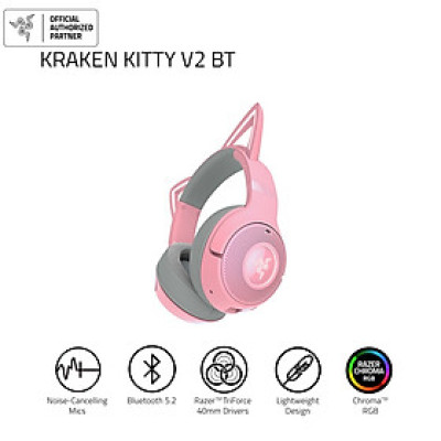 [Mới, hàng chính hãng] Tai nghe Razer Kraken Kitty V2 BT