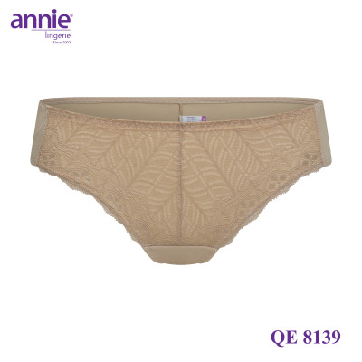 Quần lót nữ annie cao cấp QE 8139 phối ren, lưng vừa, không lộ viền