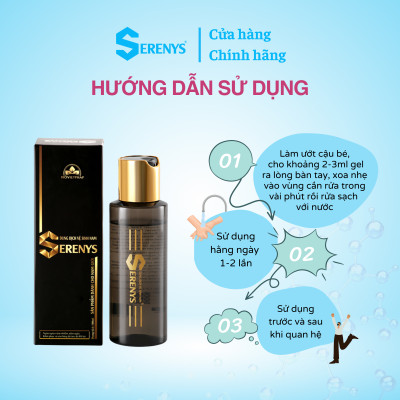 Combo 2 Gel vệ sinh nam Serenys 100ml - Dung dịch vệ sinh phụ khoa nam giới