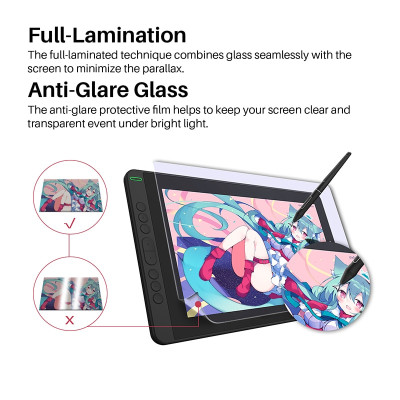 Huion Kamvas 13 (GS-1331) Graphic Tablets - Bảng vẽ Cảm ứng - Hàng chính hãng