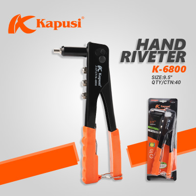 Kìm rút đinh tán rive Nhật Bản KAPUSI 10 inch (25cm), size đinh: 2.4mm, 3.2mm, 4mm, 4.8mm - K6800