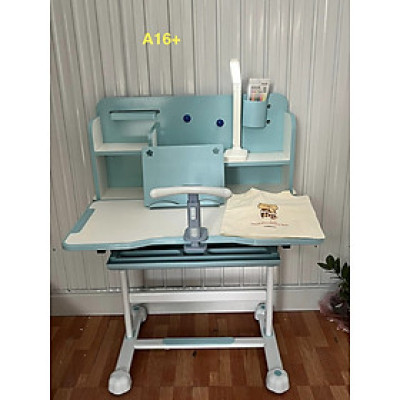 Bộ bàn ghế học sinh thông minh chống cận điều chỉnh cao thấp Juno sofa CTIRSSA16plus ngang 80cm 