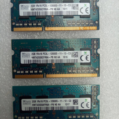 Ram laptop 2GB DDR3 PC3L-12800s - ram máy tính laptop 2GB DDR3L bus 1600Mhz - Hàng chính hãng