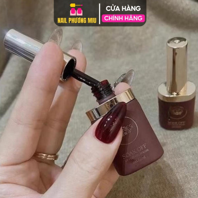 Sơn Thạch Đỏ Rượu Vang ANNIES Cao Cấp Cao Cấp 12ml Siêu Xinh Làm Nail, Sơn Gel Rượu Vang Chai Củ Hành Số 20 Đậm Mướt Lên Màu Chuẩn Cho Móng Siêu Sang