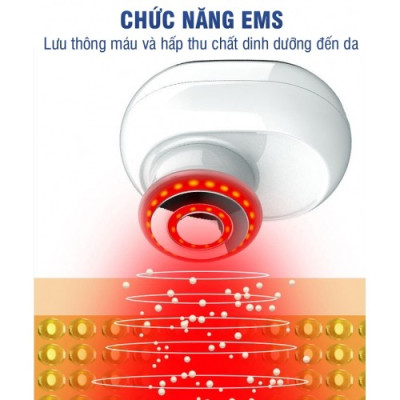 Máy Massage Mặt, Nâng Cơ Điện Di Tinh Chất Làm Trẻ Hóa Da Kết Hợp Rửa Mặt Nikio NK-121