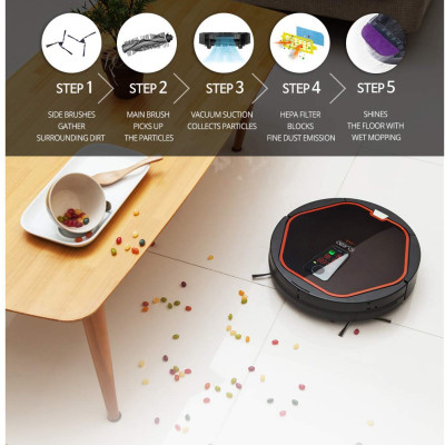 Robot hút bụi iClebo Arte- Hàng nhập khẩu