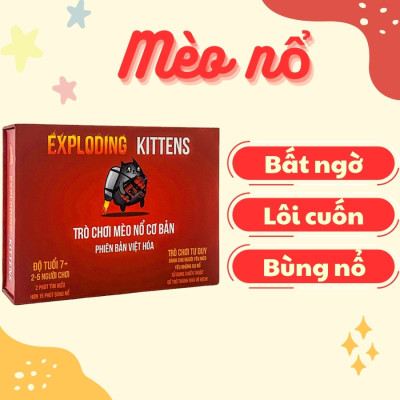 Trò Chơi Boardgames Mèo Nổ (Dành Cho Người Lớn) - Giao Màu Ngẫu Nhiên