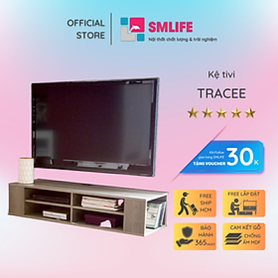 Kệ tivi đẹp hiện đại phòng ngủ SMLIFE Trancee