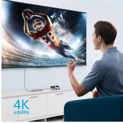 Cáp chuyển đổi cổng USB type-C sang HDMI Anker Nylon 4K A8730 dài 1.8m - Hàng chính hãng