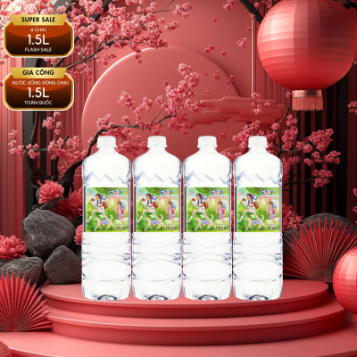 Lốc 4 Chai Nước kiềm FOY Artist Series 2024 loại 1.5L