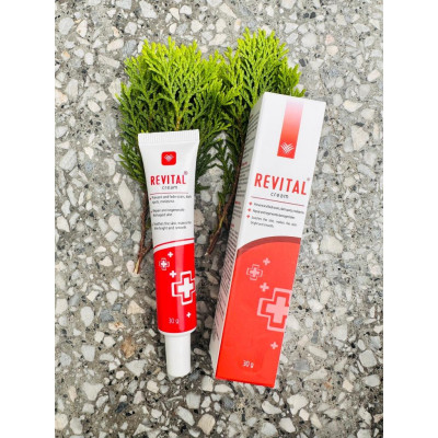 COMBO 3 Tuýp Kem Mờ Sẹo REVITAL 30g, Hỗ Trợ Làm Mờ Sẹo, Giúp Dịu Da Cho Làn Da Sáng Mịn, Hồng Hào