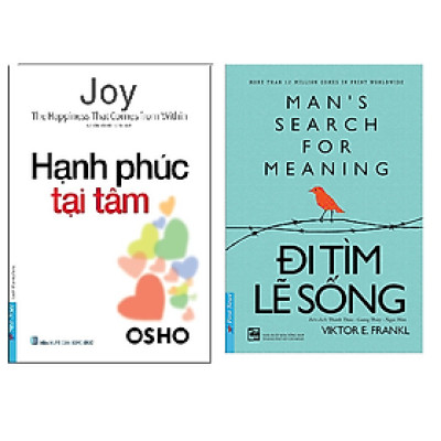Combo Hạnh Phúc Tại Tâm + Đi Tìm Lẽ Sống (2 cuốn)