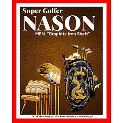 NASON GOLF - BỘ GẬY GOLF NAM PHONG THỦY Super SGS-01 (14 gậy)