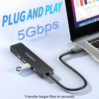 Hub chuyển đổi 5 in1 Choetech HUB-M80 - Hàng chính hãng