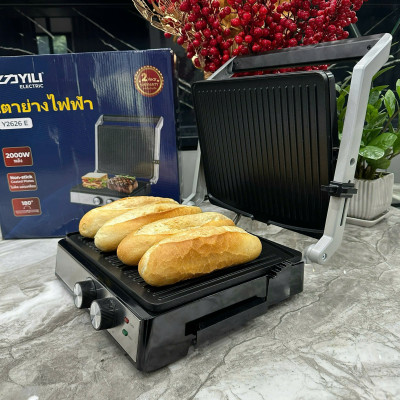 Máy Ép Bánh Mì Pate YiLi Y2688, Máy Kẹp Nướng Bánh Mì, Máy Nướng Ép Bánh Mì hàng nhập khẩu