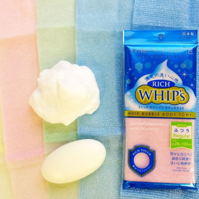 Combo khăn tắm tạo bọt Whip