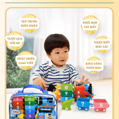 Bộ đồ chơi Xe lửa Thomas - Đếm số 1 đến 10