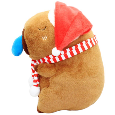 Thú Bông Capybara Noel Chảy Mũi 45 cm - ZooZoo 5480