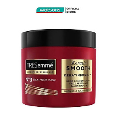 Kem Ủ Tresemmé Keratin Smooth Tinh Dầu Argan & Keratin Vào Nếp Suôn Mượt 180ml