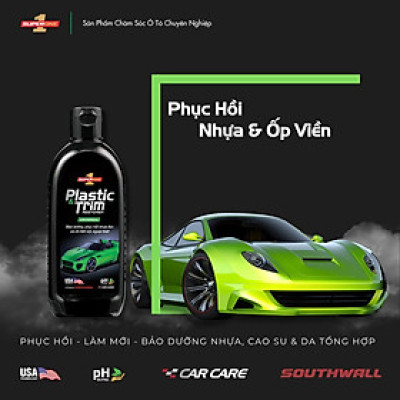 Kem Phục Hồi Nhựa & Ốp Viền Ô Tô SUPERONE Plastic & Trim  Restorer - Universal SOUTHWALL B301
