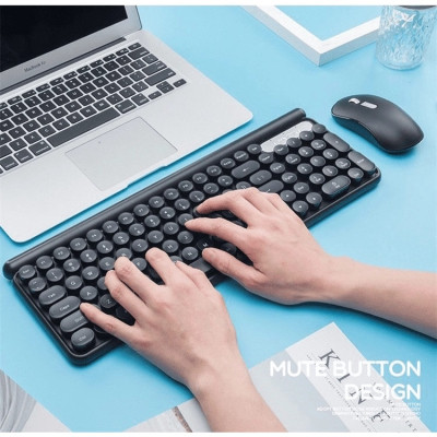 Bộ bàn phím chuột không dây LANGTU LT400-MÀU NGẪU NHIÊN-HÀNG CHÍNH HÃNG 