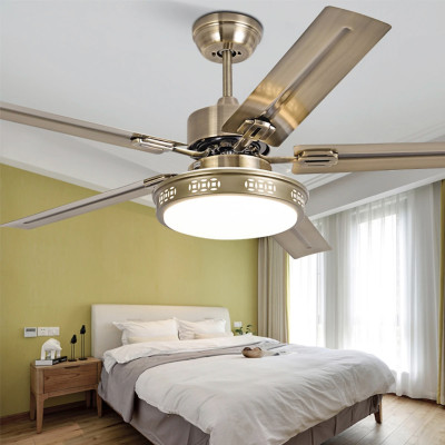Quạt trần đèn trang trí thông minh 5 cánh sắt - Tích hợp đa chức năng - Có điều khiển từ xa - có đèn - Hàng chính hãng Klasse