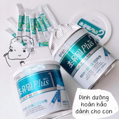 Sữa Non ILDong Foodis Choyumeal Plus Số 1, Hàng Nội Địa Hàn Quốc, Hộp 100 Gói Nhỏ - Bổ Sung Kháng Thể Tự Nhiên, Tăng Sức Đề Kháng và Miễn Dịch Giúp Bé Từ Sơ Sinh- 12 Tháng Khỏe Mạnh, Hạn Chế Ốm Vặt