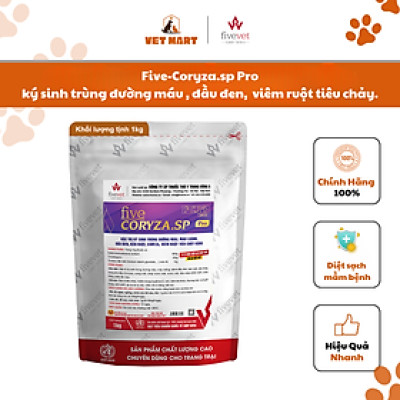 Five-Coryza.sp Pro giải pháp hiểu quả cho ký sinh trùng đường máu, máu loãng, đầu đen, kén ruột, Coryza, viêm ruột tiêu chảy.