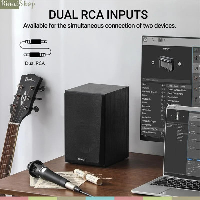 Edifier R990BT - Loa Bookshelf 2.0 Active, Bluetooth 5.4, Công Suất 24W, Đầu Vào RCA Kép Đa Dạng Với Điện Thoại, Máy Tính - Hàng Chính Hãng