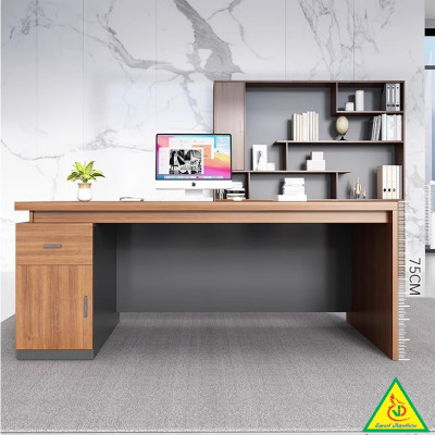 Bàn giám đốc gỗ MDF đơn giản , phong cách hiện đại BGD409 - NỘI THẤT LẮP RÁP VIENDONGADV