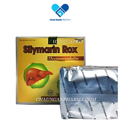 Bổ gan Silymarin Rox HDPHARMA cao cà gai leo, cao kế sữa, atiso - Hộp 100 viên (màu xanh hoặc cam ngẫu nhiên)