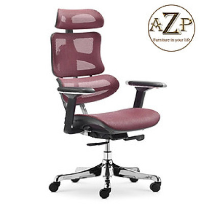 Ghế Giám Đốc, Ghế Văn Phòng Khung Thép 100% AZP FURNITURE Ergonomic AZP-9137 Phân Khúc Cao Cấp - Dòng Full Lưới - Best Choice Hỗ trợ Lưng