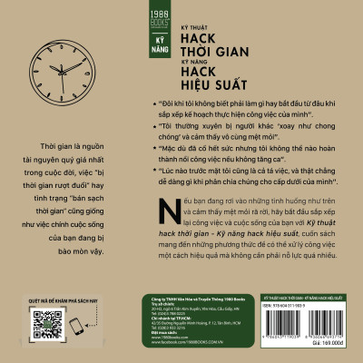 Kỹ Thuật Hack Thời Gian, Kỹ Năng Hack Hiệu Suất