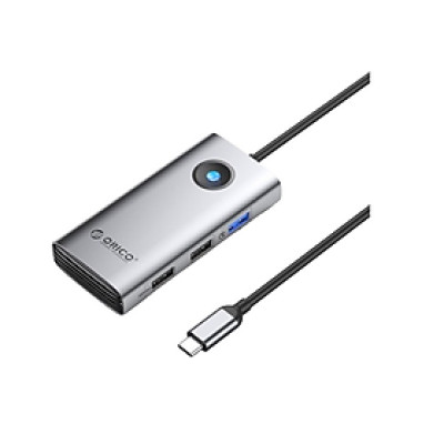 Hub đa năng 5 in 1 cổng Type-C ORICO PW11-5P-GY - Hàng chính hãng