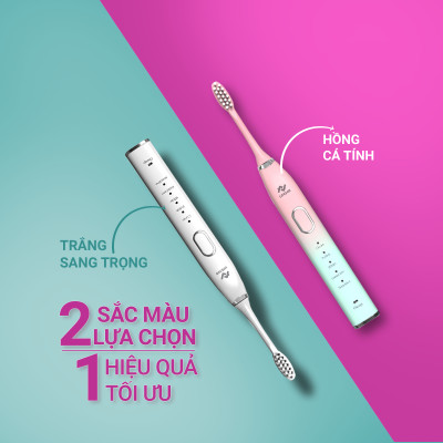 Bàn Chải Điện Sonic Life360 LE-BCD22A (Bản Cao Cấp) - Công nghệ sóng âm sonic, Chải Sạch Mảng Bám Tới 10 Lần, 5 chế độ thông minh, Chống Nước IPX7 