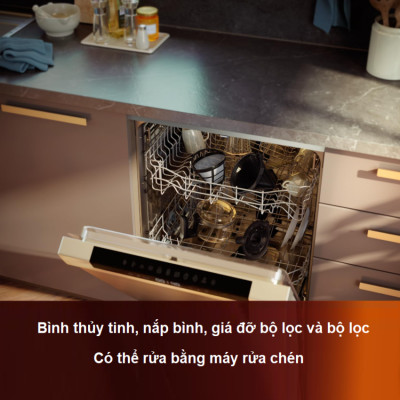 Máy pha cà phê Drip xay và pha tự động thương hiệu Hà Lan Philips HD7900/50 - Hàng chính hãng (BH 1 NĂM)