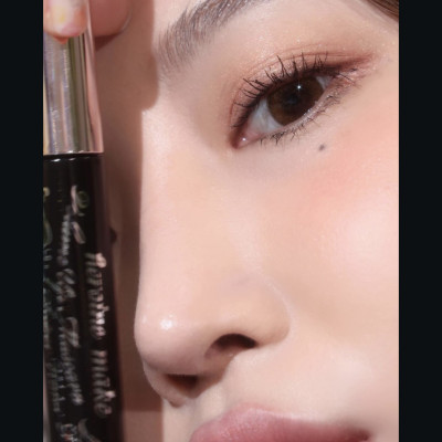 Set Mascara Chuốt Cong Và Dài Mi Mascara Tẩy Trang Mi Kissme Heroine Make (Set 2 cây)